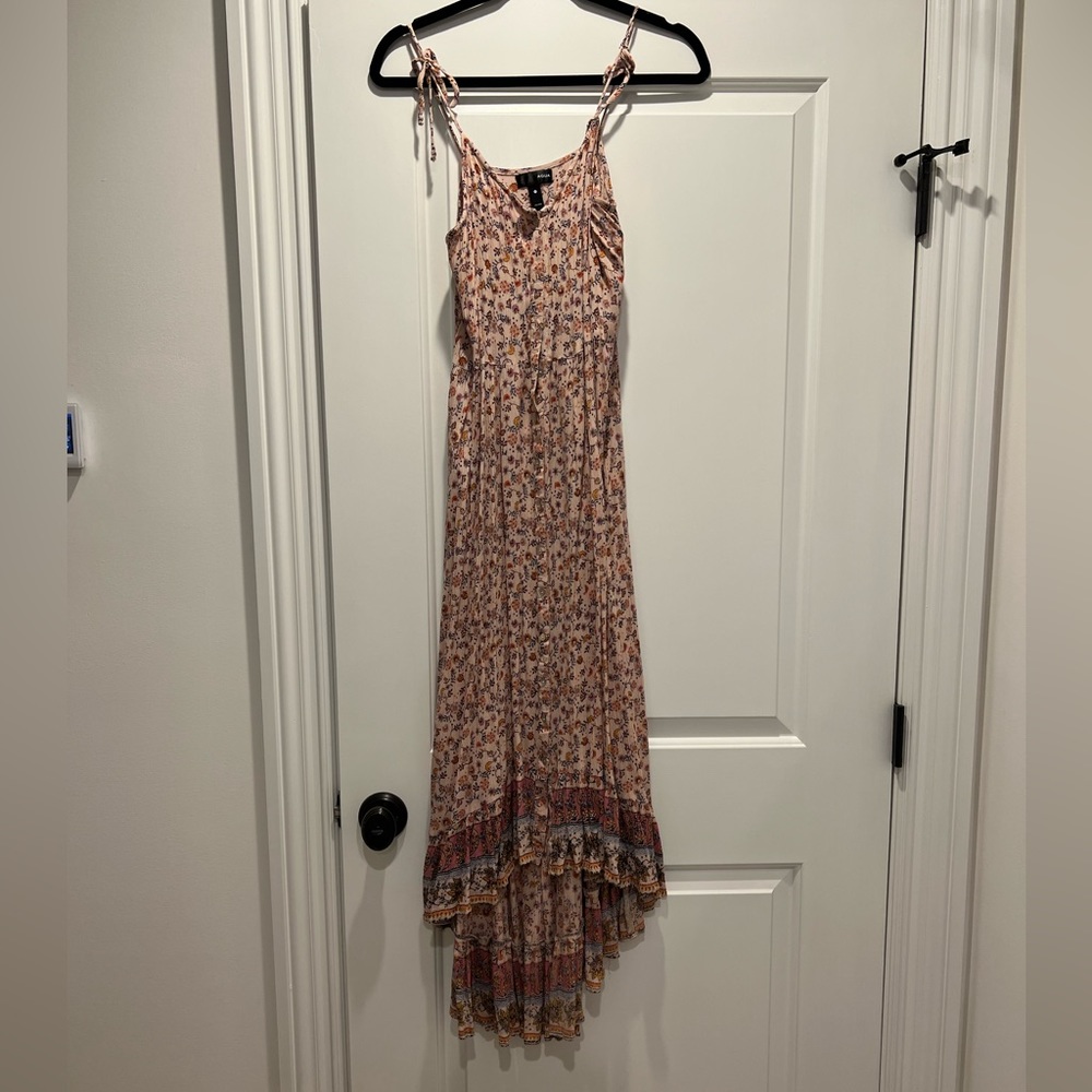 High Low Bohemian Aqua sun dress